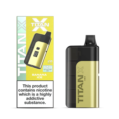 Titan X 10K Prefilled Pod Kit - Banana Ice