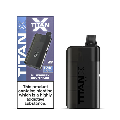 Titan X 10K Prefilled Pod Kit - Blueberry Sour Razz