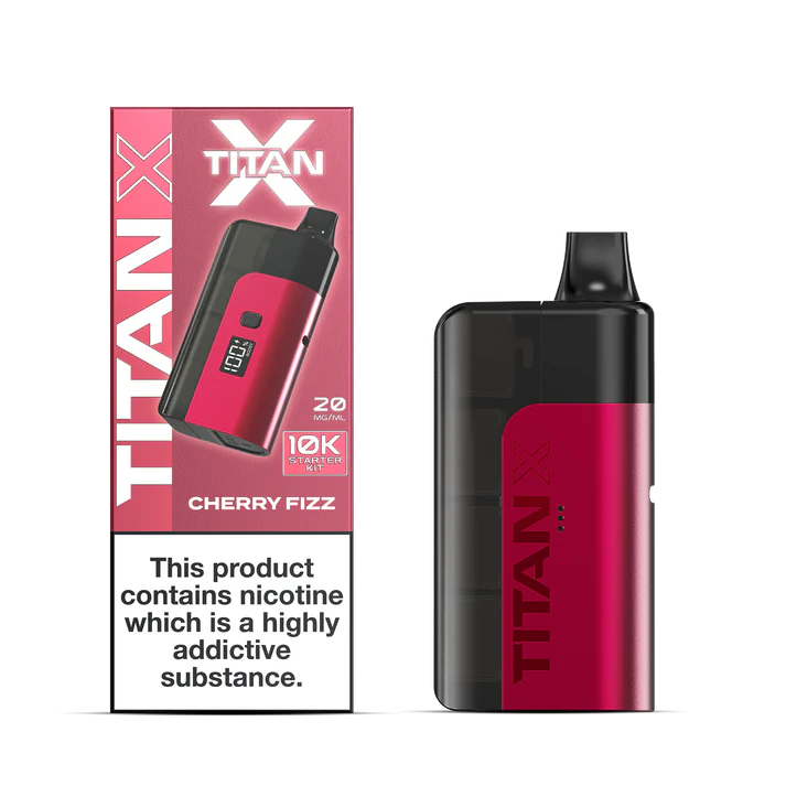 Titan X 10K Prefilled Pod Kit - Cherry Fizz