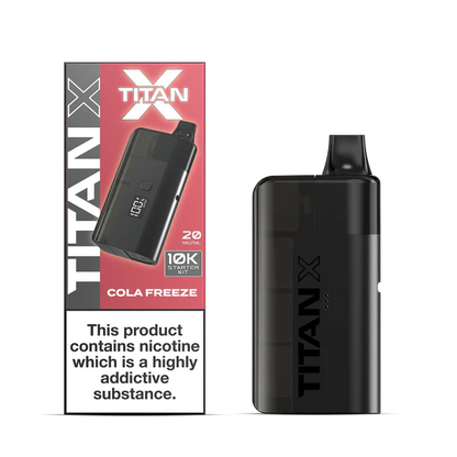Titan X 10K Prefilled Pod Kit - Cola Freeze