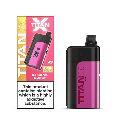 Titan X 10K Prefilled Pod Kit - Rainbow Burst