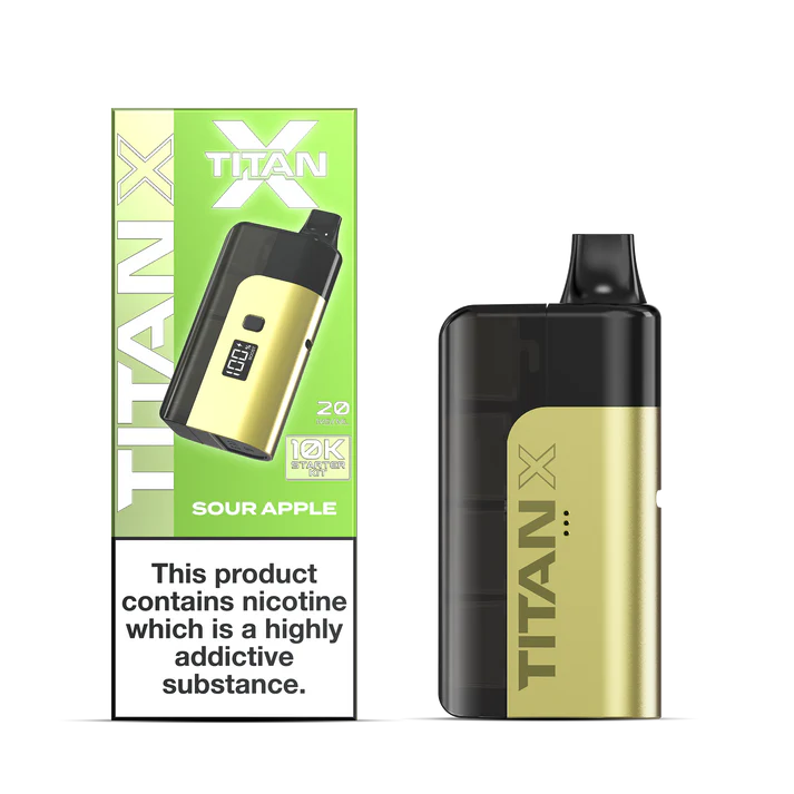 Titan X 10K Prefilled Pod Kit - Sour Apple