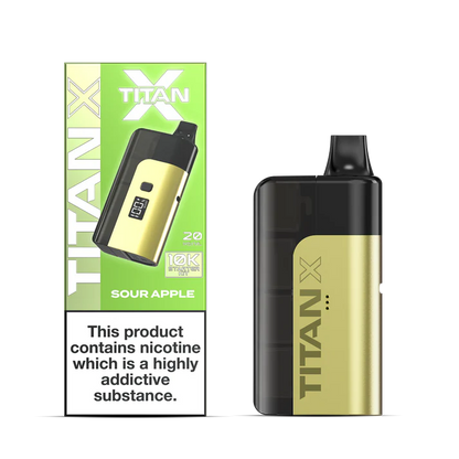 Titan X 10K Prefilled Pod Kit - Sour Apple