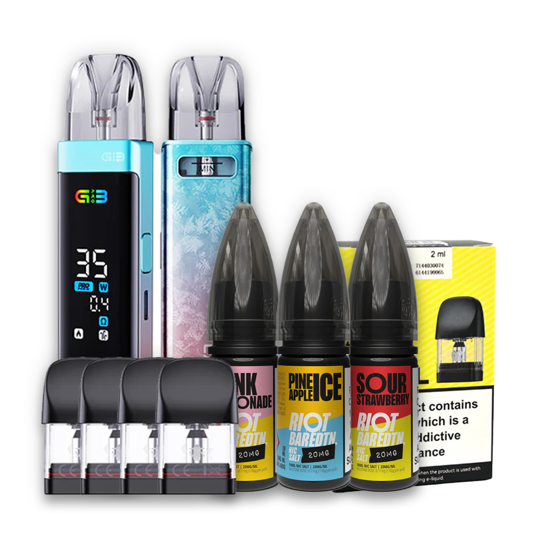 Uwell Caliburn G3 Pro Pod Kit Bundle with 3 Riot Squad nic salts and replacement pods