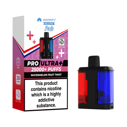 Hayati Pro Ultra+ 25K Replacement Prefilled Pods - Watermelon Fruit Twist