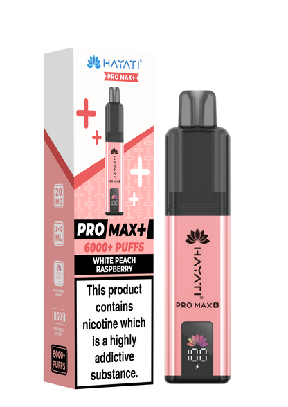 Hayati Pro Max+ 6000 White Peach Raspberry