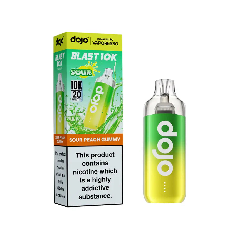 Sour Peach Gummy Flavoured Dojo Blast 10K Kit