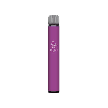 Elf Bar 600 Prefilled Pod Kit - Disposable Vape Alternative - Grape
