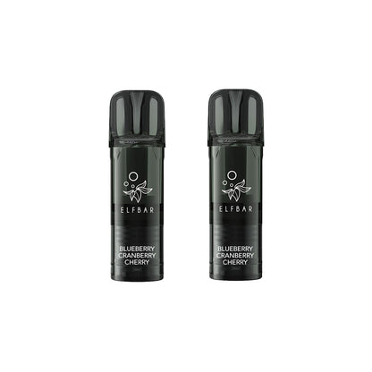 Elf Bar 600 Replacement Prefilled Pods - Blueberry Cranberry Cherry