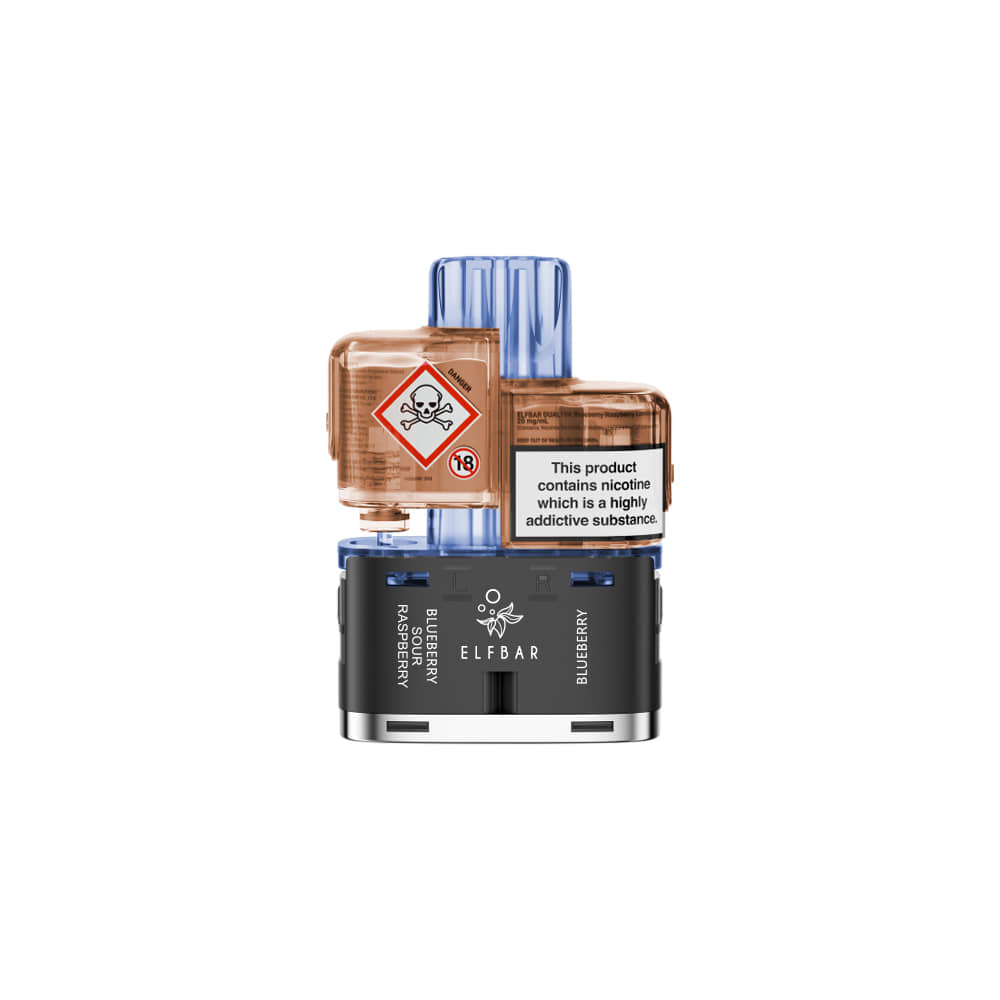 Elf Bar Dual 10K Prefilled Pods and Refill Containers - Blueberry Edition