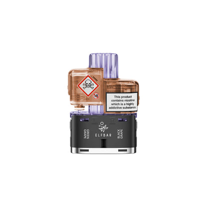 Elf Bar Dual 10K Prefilled Pods and Refill Containers - Grape Edition