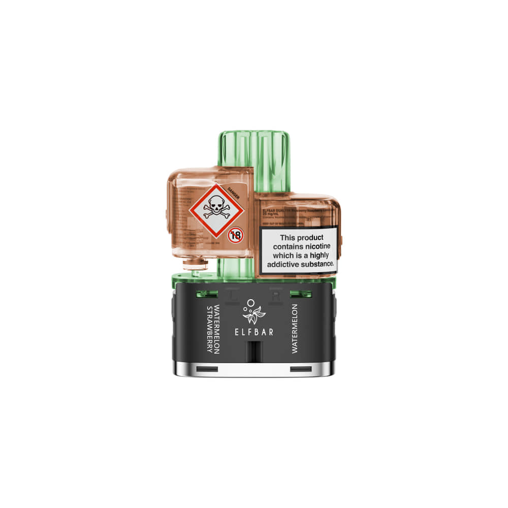 Elf Bar Dual 10K Prefilled Pods and Refill Containers - Watermelon Edition