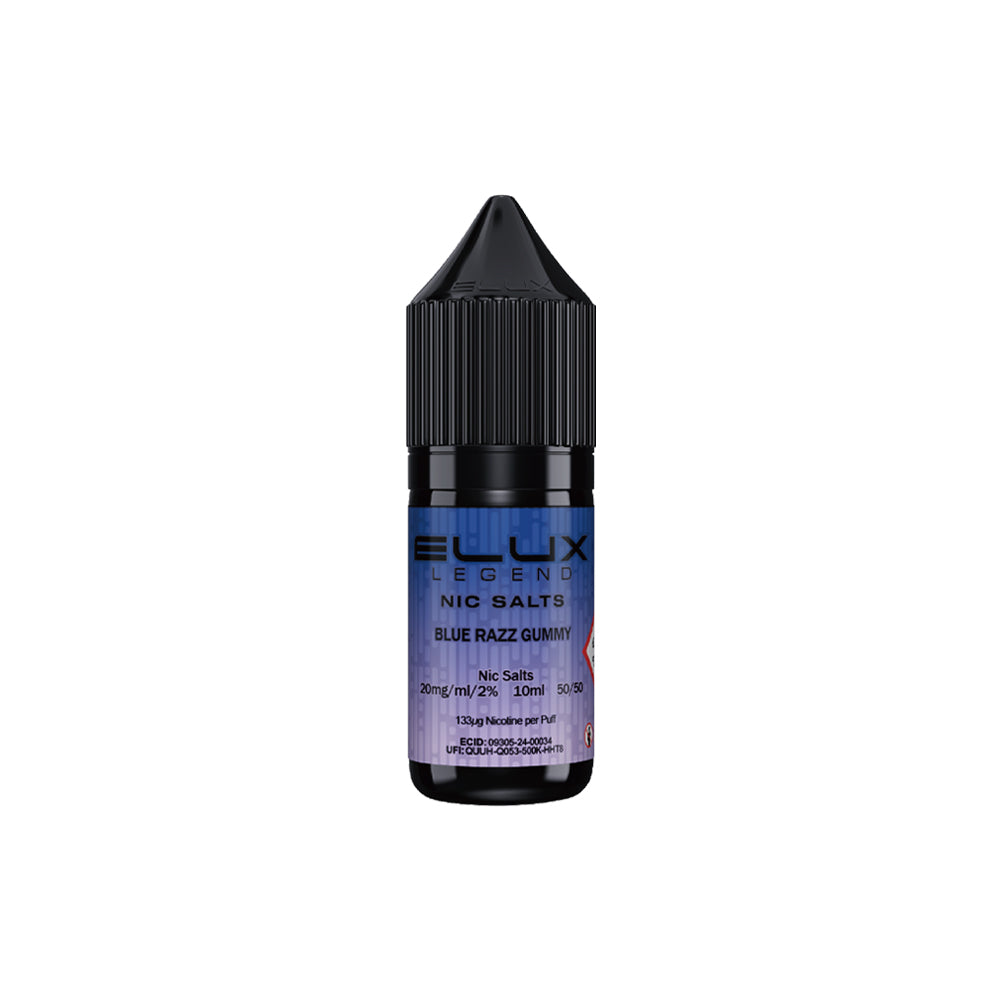 ELUX Legend Blue Razz Gummy Nicotine Salt E-liquid Vape Juice