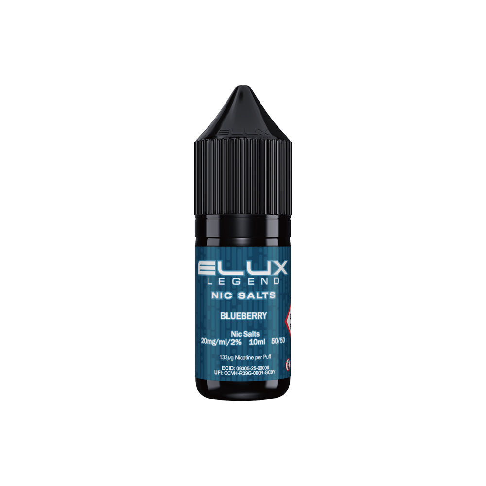 ELUX Legend Blueberry Nicotine Salt E-liquid Vape Juice