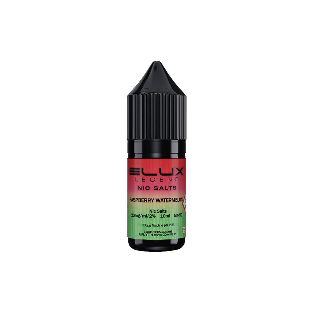 ELUX Legend Raspberry Watermelon Nicotine Salt E-liquid Vape Juice
