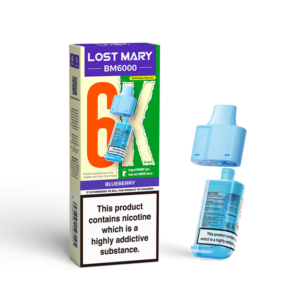 Lost Mary BM6000 Replacement Prefilled Pod & Refill Container