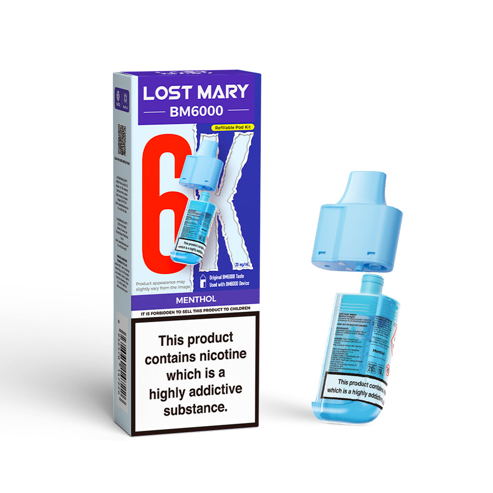 Lost Mary BM6000 Replacement Prefilled Pod & Refill Container