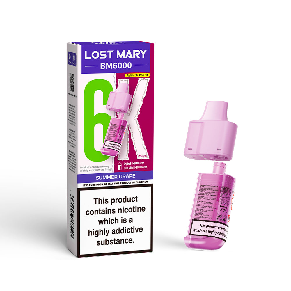 Lost Mary BM6000 Replacement Prefilled Pod & Refill Container