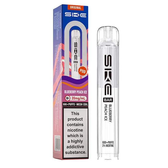 SKE Bar 600 Replacement Prefilled Pod Blueberry Peach Ice