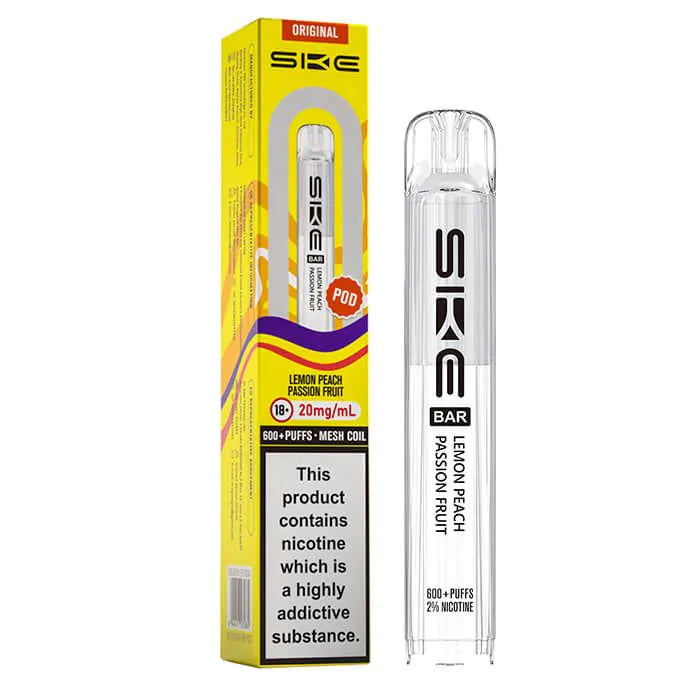 SKE Bar 600 Replacement Prefilled Pod Lemon Peach Passion Fruit