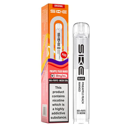 SKE Bar 600 Replacement Prefilled Pod Pineapple Peach Mango