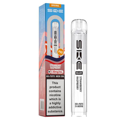 SKE Bar 600 Replacement Prefilled Pod Strawberry Raspberry