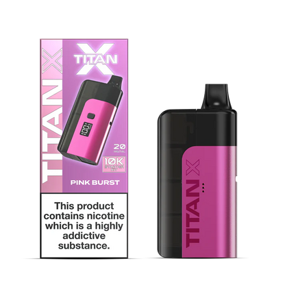 Titan X 10K Prefilled Pod Kit - Pink Burst