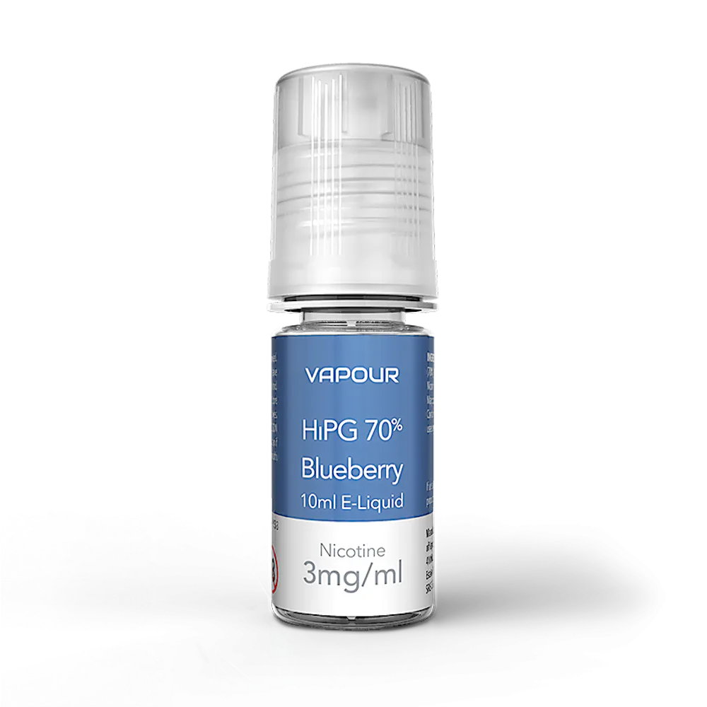 Vapourlites Blueberry HiPG 10ml Freebase Nicotine E-Liquid