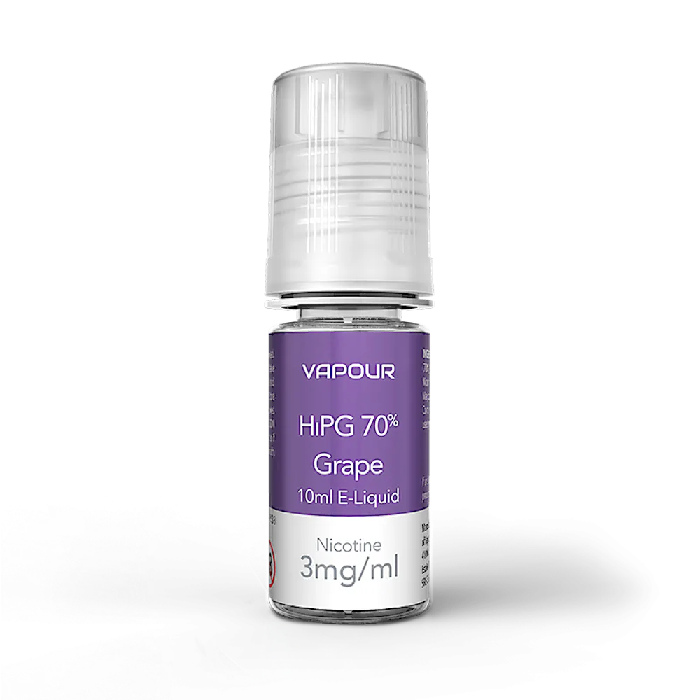 Vapourlites Grape HiPG 10ml Freebase Nicotine E-Liquid