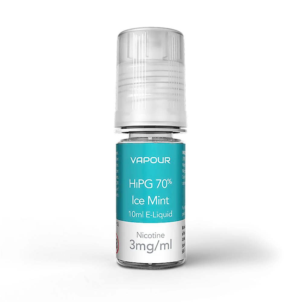 Vapourlites Ice Mint HiPG 10ml Freebase Nicotine E-Liquid