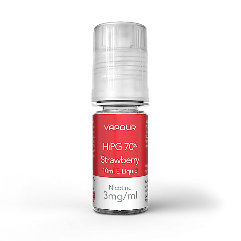 Vapourlites Strawberry HiPG 10ml Freebase Nicotine E-Liquid
