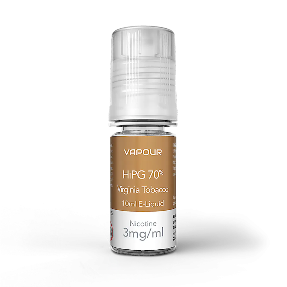 Vapourlites Virginia Tobacco HiPG 10ml Freebase Nicotine E-Liquid