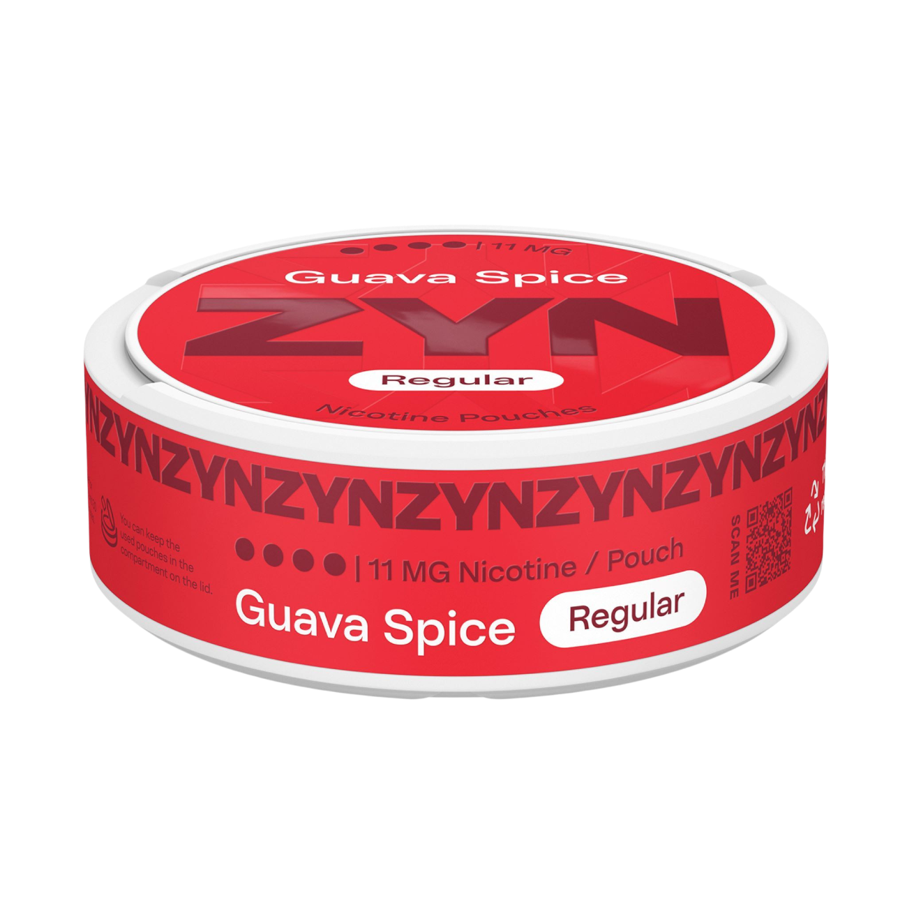 ZYN Guava Spice 11mg Nicotine Pouches - Side