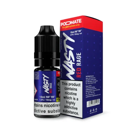 Strawberry Kiwi Podmate Nic Salt E-Liquid by Nasty Salts