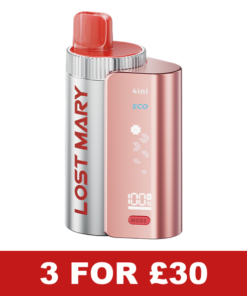 Red Edition Lost Mary 4-in-1 TPD-Compliant Disposable Vape