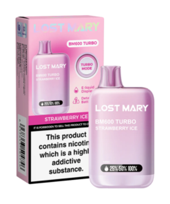 Strawberry Ice Lost Mary BM600 Turbo Disposable Vape