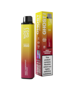 Sweet Passionfruit Lemonade Vapes Bar Ghost Pro 3500 Puffs Disposable Device